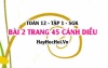 Bài 2 trang 45 Toán 12 tập 1 Cánh Diều